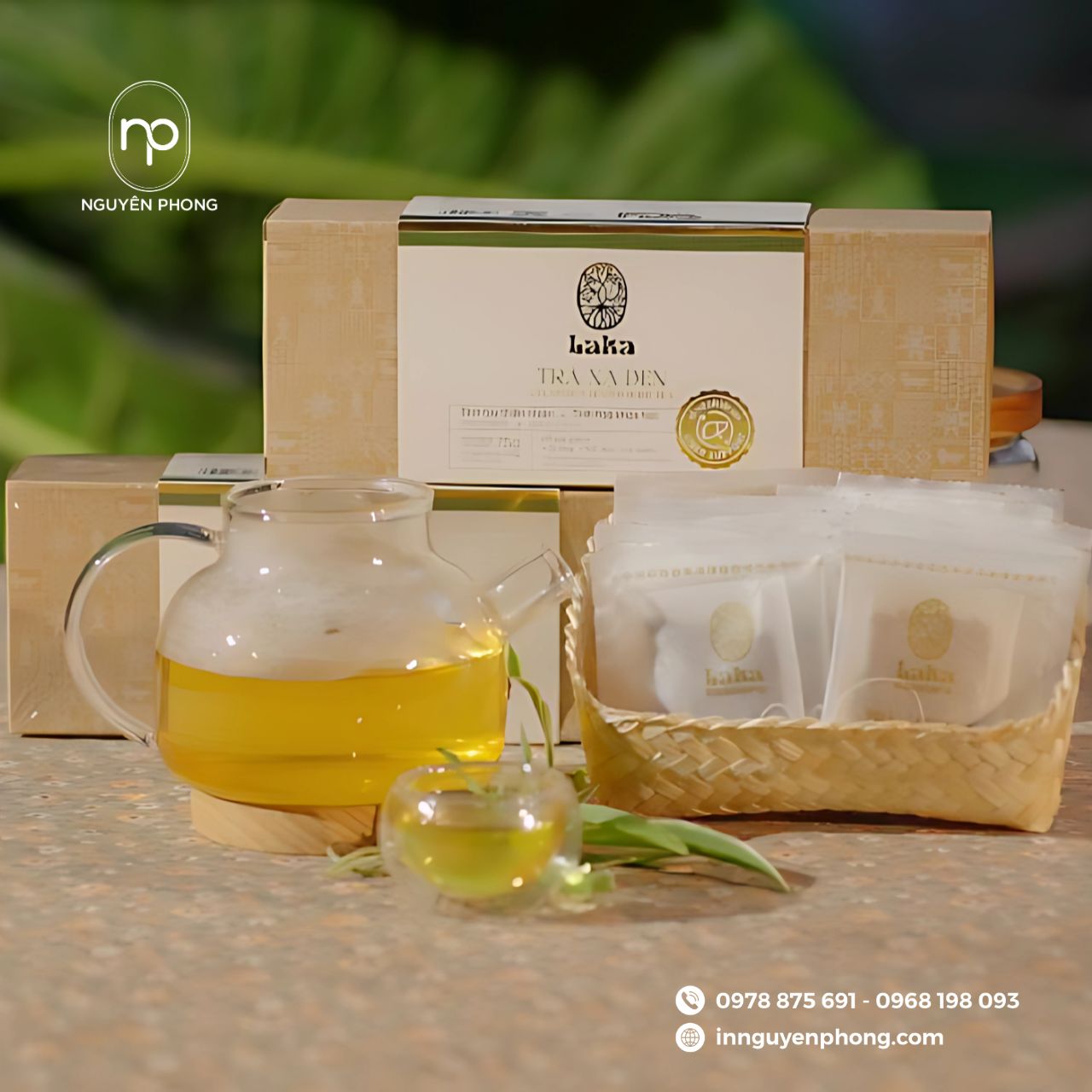 Mẫu thiết kế hộp đựng trà thảo mộc 